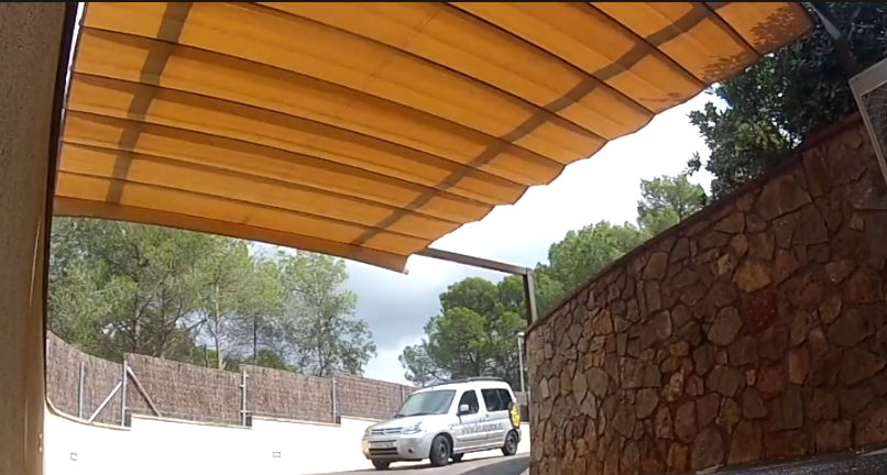 Toldo corredero 120x120